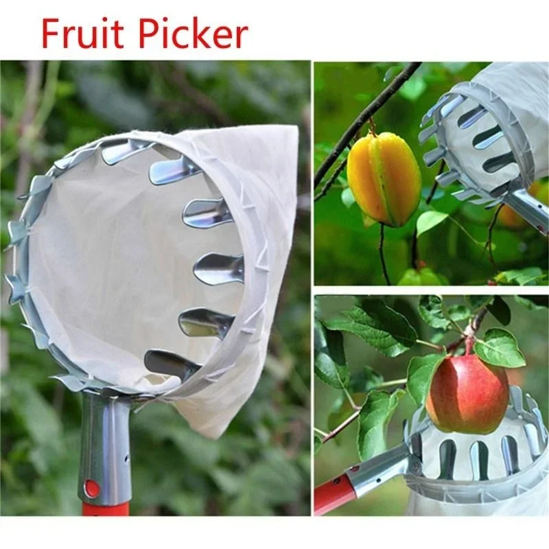 Gardening Tools Scissors - เครื่องหยิบผลไม้ในสวน, เครื่องมือหยิบผลไม้แบบยืดไสลด์คู่มือกรรไกรเก็บเกี่ยวผลไม้สําหรับสวนเหมาะสําหรับผลไม้ต่างๆ