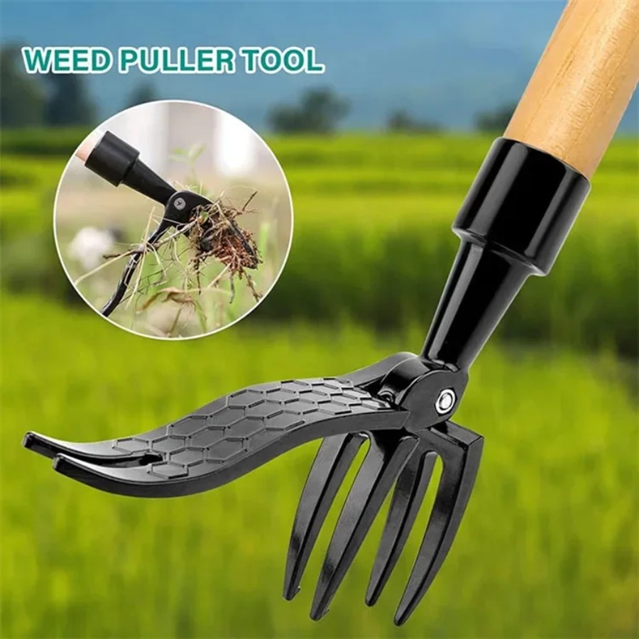 Gardening Tools To Remove Weeds - เครื่องมือถอนวัชพืชแบบยืนพร้อมรูสกรู หัวถอนวัชพืชแบบพกพา อุปกรณ์เสริมสำหรับการขุดถอนวัชพืช