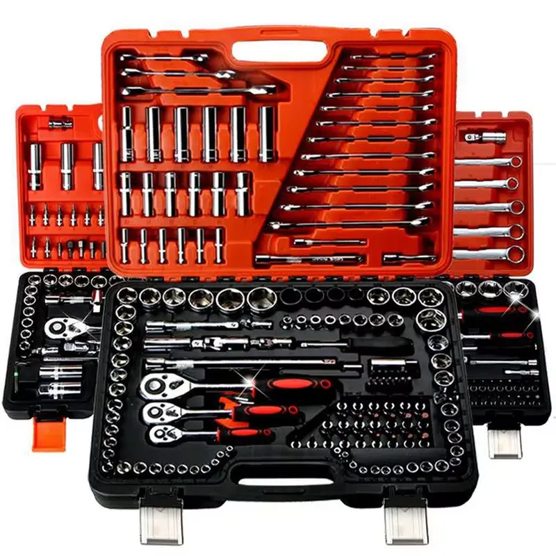 Gardening Tools Logo - ชุดเครื่องมือซ่อมรถยนต์ กล่องเครื่องมือพร้อมประแจซ็อกเก็ต ครบชุด ดีไซน์เยอรมัน ด้ามจับแบบรัชเชต 108