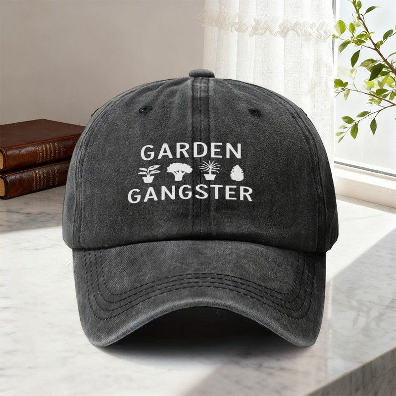 Gardening Tools Logo - หมวกแก๊ปปรับได้ Garden Gangster 1 ชิ้น -
