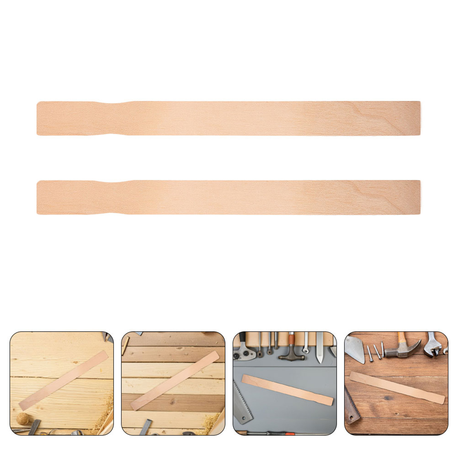 Gardening Tool Diy - ไม้คนสี 15 ชิ้น ไม้ขัดเงา ไม้คนยาวสำหรับงาน DIY