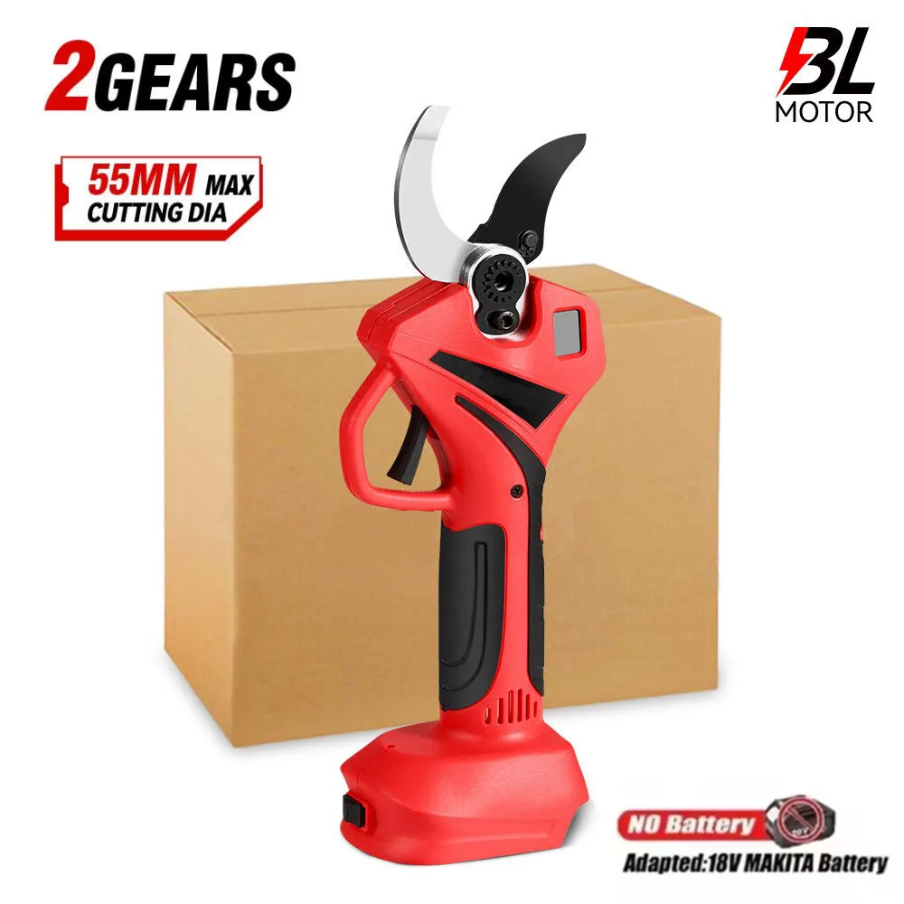 Gardening Tools Scissors - 55mm Brushless ไฟฟ้ากรรไกรไร้สายเฉือนต้นไม้สวนเครื่องตัด Trimmer เครื่องมือสําหรับ Makita