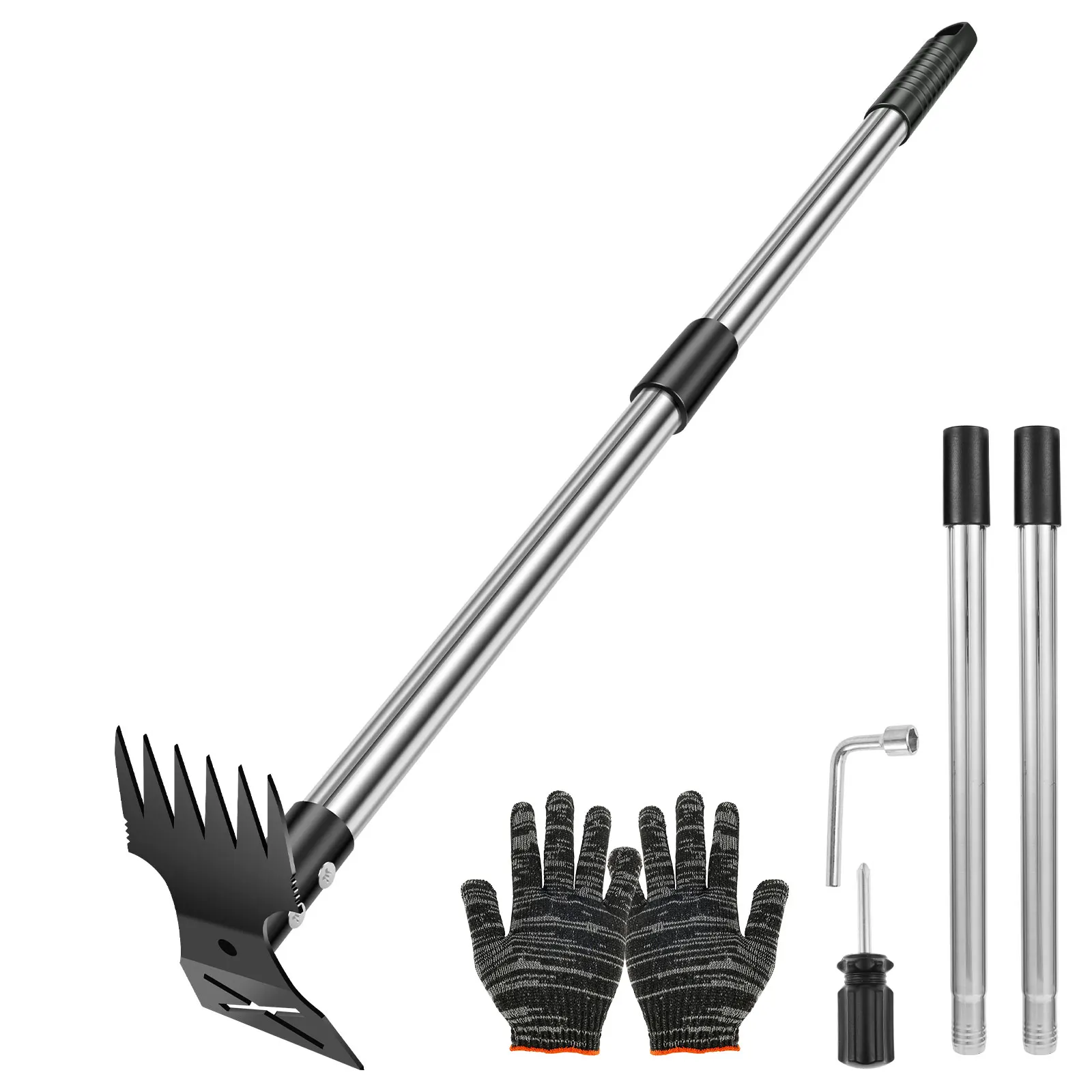 คราดหญ้าสแตนเลส เครื่องมือถอนว - Gardening Tools To Remove Weeds บทวิจารณ์และราคา