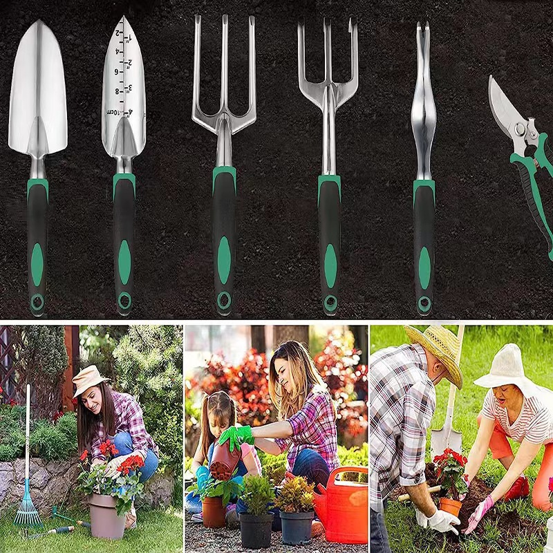 ชุดเครื่องมือทำสวน 11 ชิ้น อลู - Gardening Tools Gift Set บทวิจารณ์และราคา