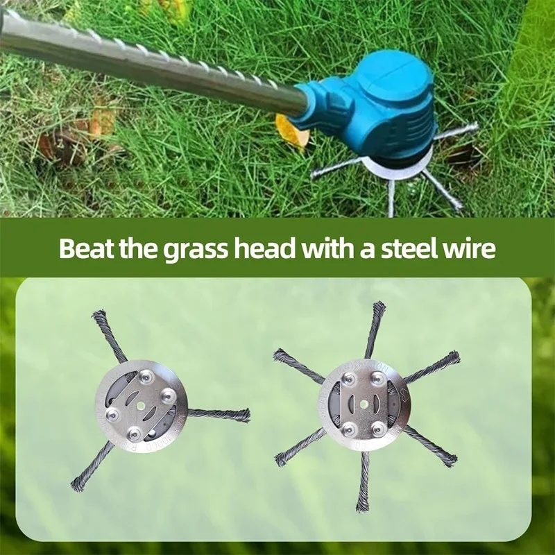 หัวแปรงตัดหญ้าลวดเหล็กขนาด 6 น - Gardening Tools To Remove Weeds บทวิจารณ์และราคา