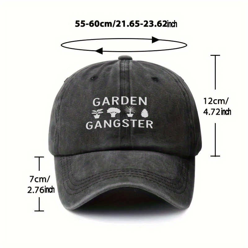 หมวกแก๊ปปรับได้ Garden Gangste - Gardening Tools Logo บทวิจารณ์และราคา
