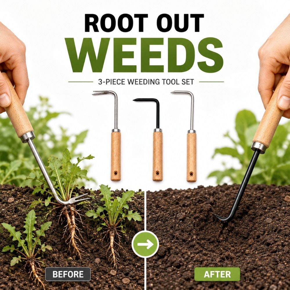 เครื่องมือดึงรากและกำจัดวัชพืช - Gardening Tools To Remove Weeds บทวิจารณ์และราคา