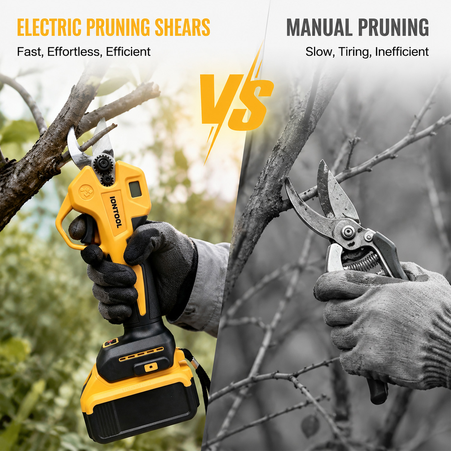 เครื่องตัดกิ่งไร้สาย IONTOOL 3 - Gardening Yard Tools บทวิจารณ์และราคา