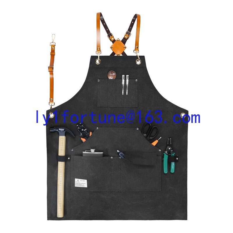 ผ้ากันเปื้อนผ้าแคนวาสหนา กันน้ - Gardening Tools Logo บทวิจารณ์และราคา