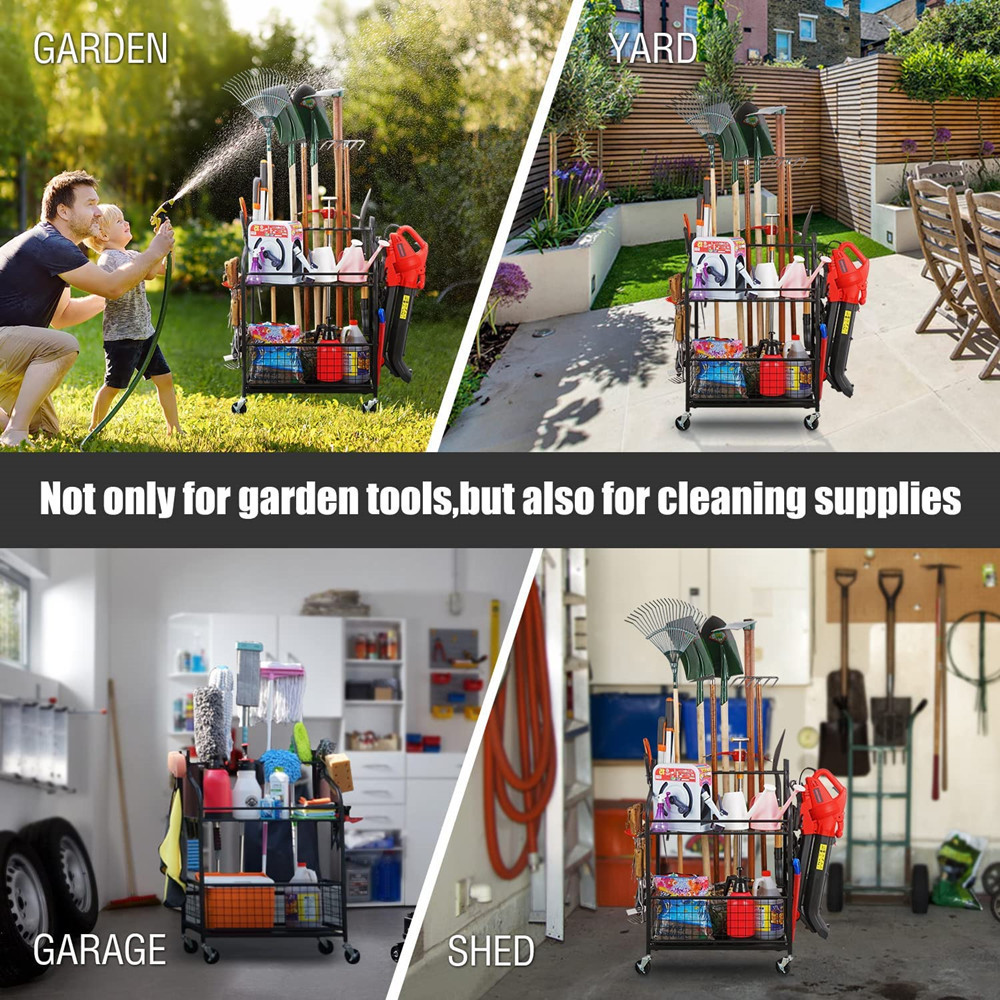 ที่จัดเก็บอุปกรณ์ทำสวน ที่เก็บ - Gardening Yard Tools บทวิจารณ์และราคา