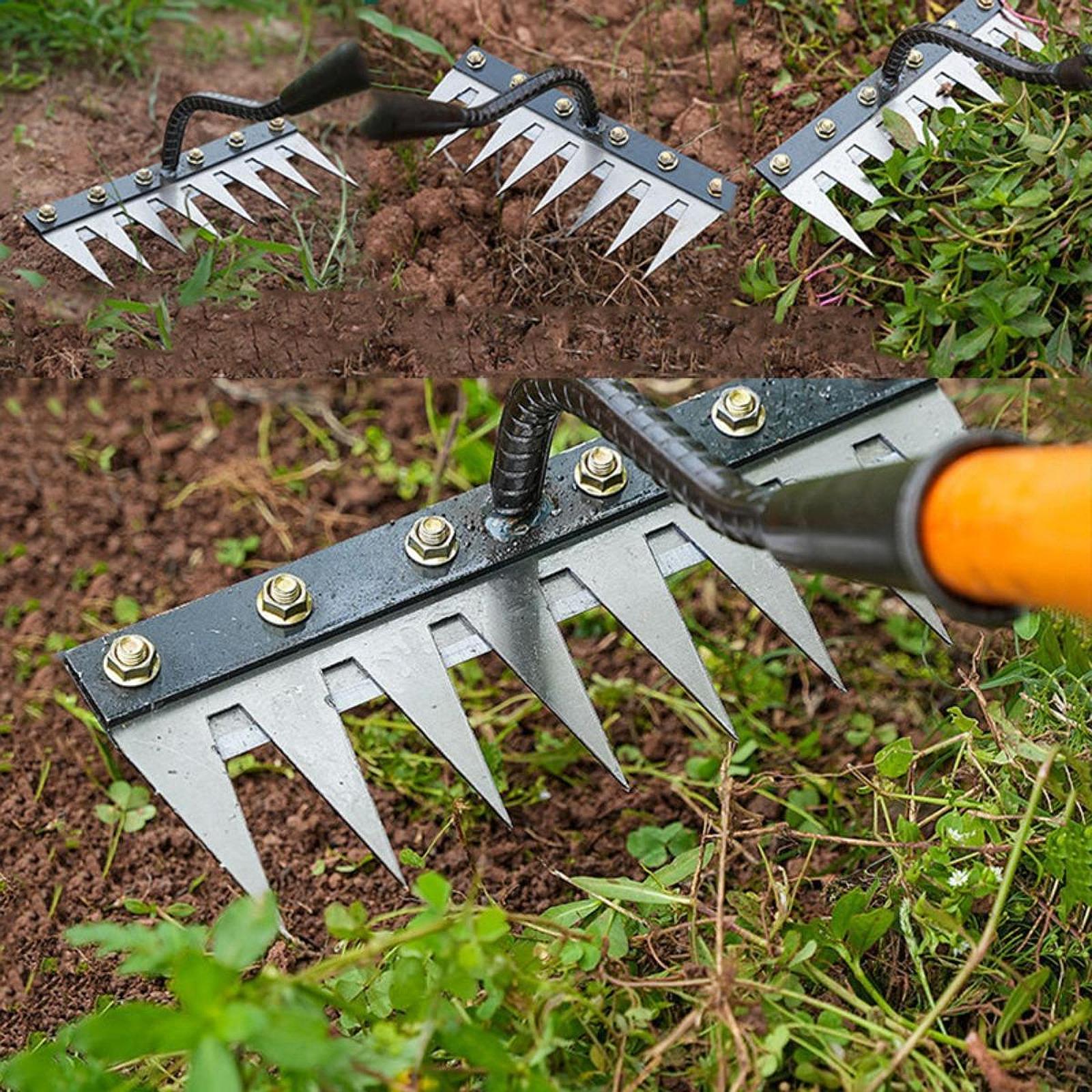 5/6/7/8 Tines Garden Weeder เค - Gardening Tools To Remove Weeds บทวิจารณ์และราคา