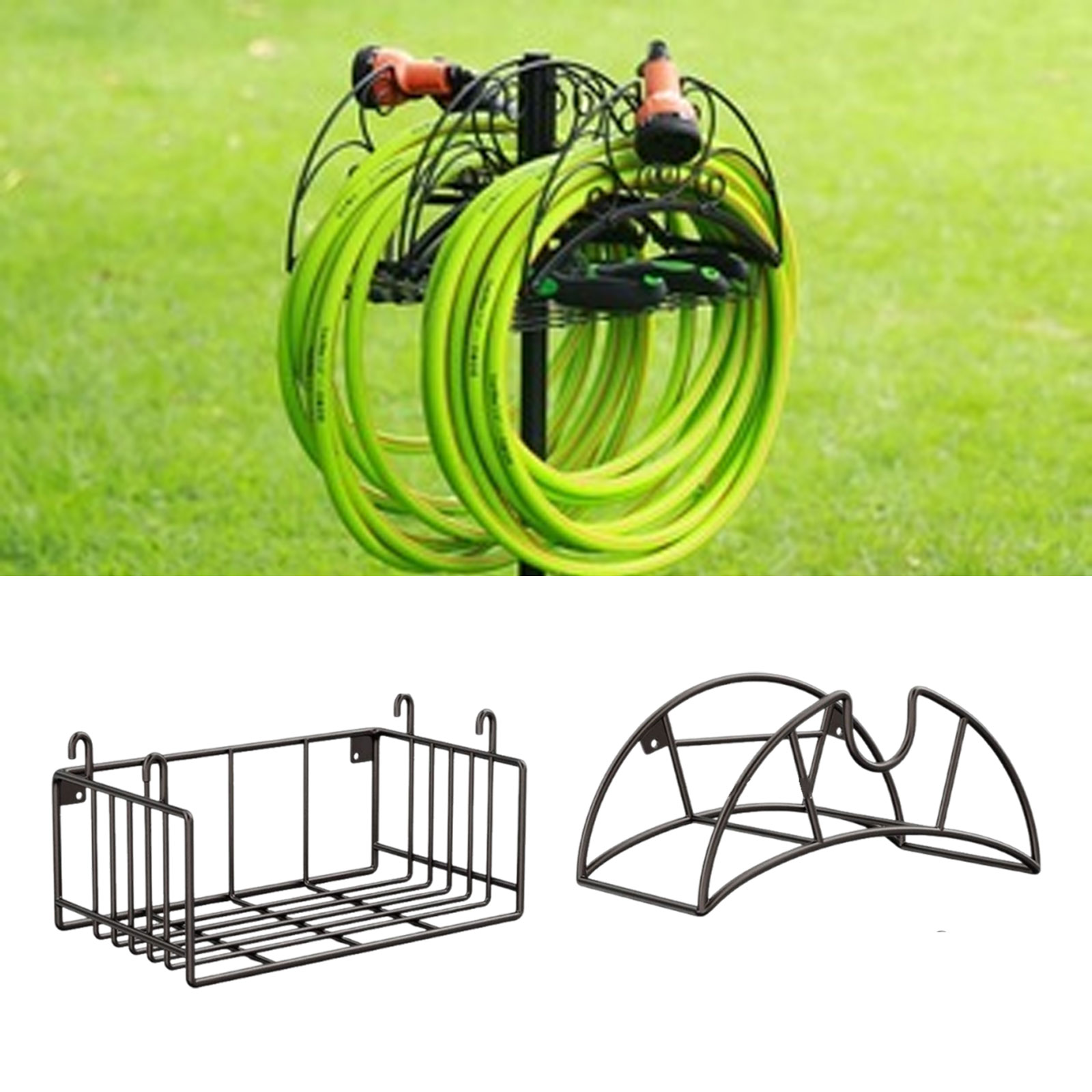 Wall Mount Garden ผู้ถือท่อเคร - Gardening Yard Tools บทวิจารณ์และราคา